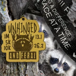 2026 Unhinged and Feral 5K, 10K, 13.1, 26.2 logo