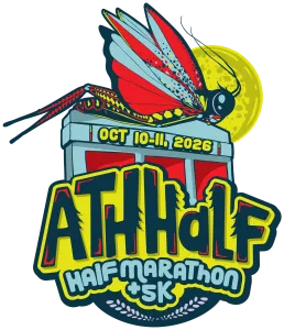AthHalf Half Marathon and AthFest Educates 5K logo