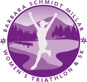 Barbara Schmidt Millar Women's Triathlon & 5K: Celebrating Life, Empowering Women logo