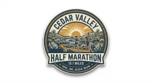 Cedar Valley Half Marathon logo