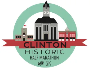 Clinton Historic Half Marathon & 5K logo