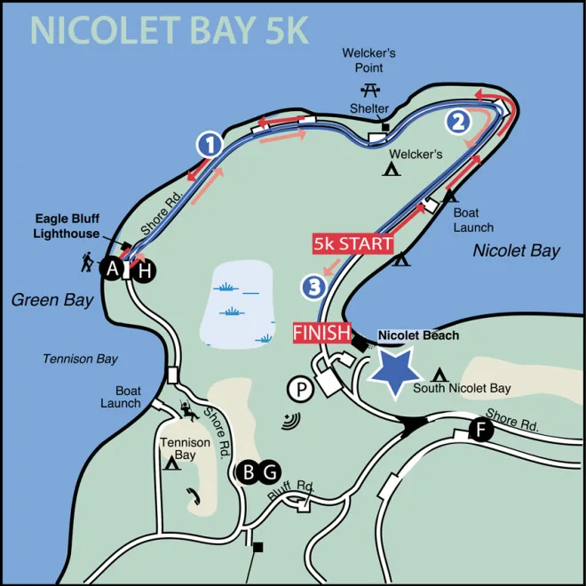 Door County Half Marathon & Nicolet Bay 5K photo 11