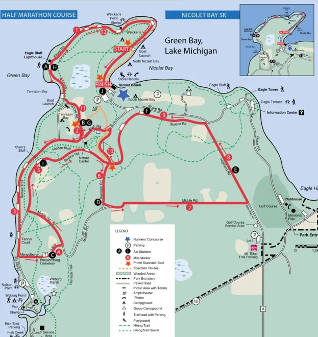 Door County Half Marathon & Nicolet Bay 5K photo 9