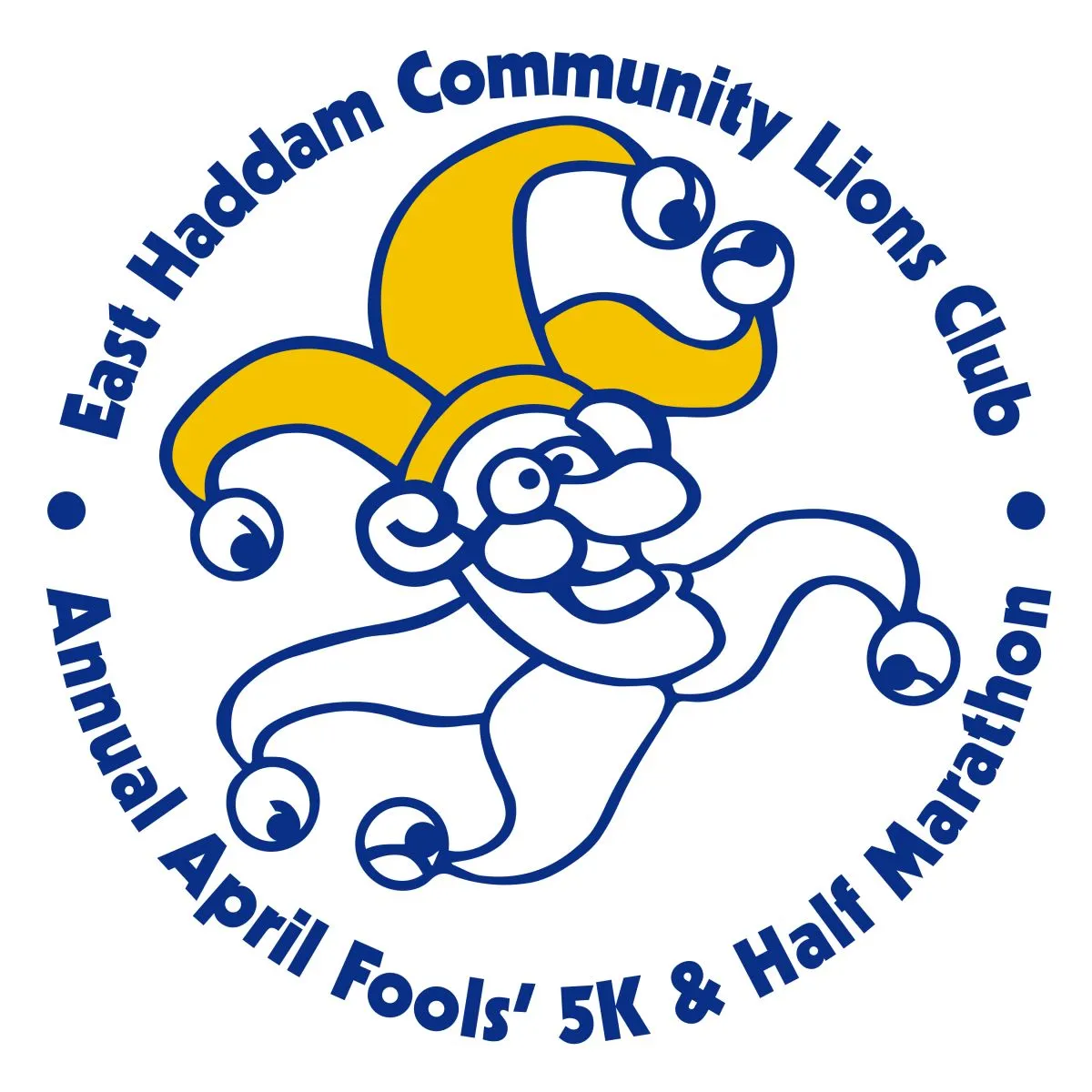 2027 East Haddam Community Lions April Fools Race logo
