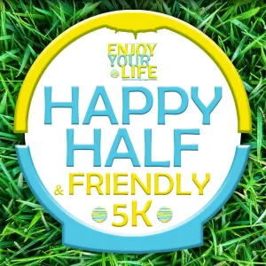 Enjoy Your Life Happy Half Marathon & Friendly 5K logo