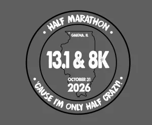 Galena River Fall Half Marathon & 8k logo