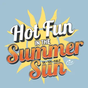 Hot Fun in the Summer Sun 5K/10K/Half Marathon logo