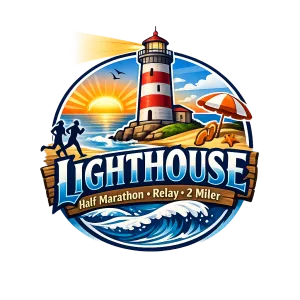 Lighthouse Half Marathon, 2-Person Relay, & 2 Miler logo