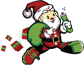 Santa Hustle Glendale logo