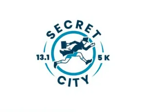 Secret City Half Marathon and 5K logo