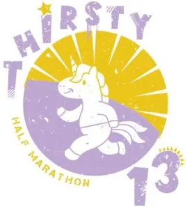 TBK Bank Thirsty 13 Half Marathon logo