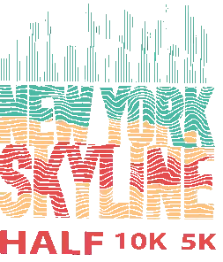 The NY Skyline Half, 10K, and 5K logo