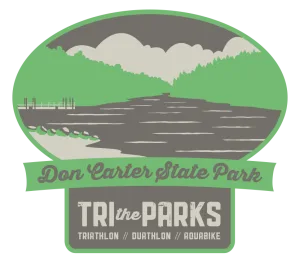 Tri the Parks - Don Carter State Park Sprint logo