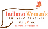 Women's Running Festival featuring a Half Marathon, 10K, & 5K logo